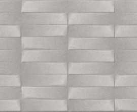 Плитка настенная Gracia ceramica Industry Grey Серый 03 Рельеф