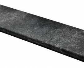 Ступень Seranit Riverstone Фронтальная Клеенная Black Matt