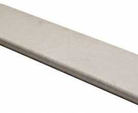 Ступень Seranit Riverstone Фронтальная Клеенная White Matt