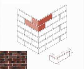 Искусственный камень White Hills 376-45 Сити брик Угол 10x22x7