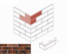 Искусственный камень White Hills 375-75 Сити брик угол 10x22x7