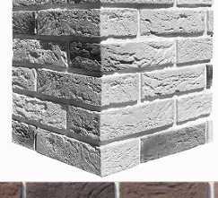 Искусственный камень White Hills 389-65 Дерри брик Design угол 18,5х8,5x4,8