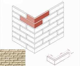 Искусственный камень White Hills 455-15 Тилл Угол 12x24x6,25