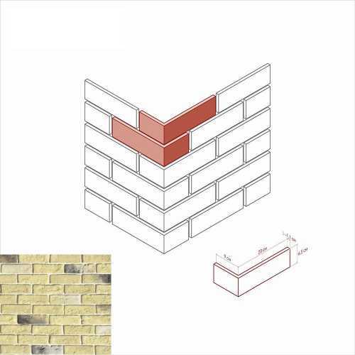 Искусственный камень White Hills 320-35 Кельн брик Угол 9x20x6.5