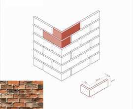 Искусственный камень White Hills 306-55 Бремен брик Design Угол 8x18,5x6,5