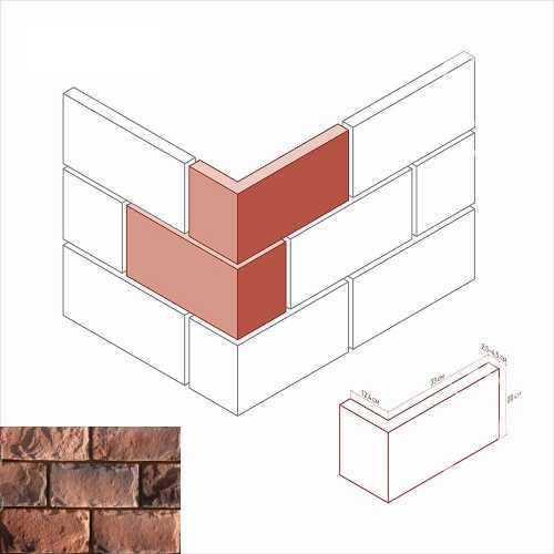 Искусственный камень White Hills 432-95 Шеффилд угол 11,5–12х 31,5–32x 20