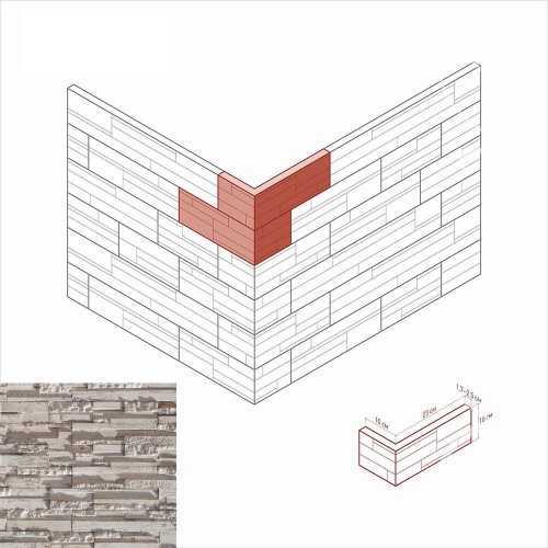 Искусственный камень White Hills 174-15 Сандерлэнд Угол 10x23x10