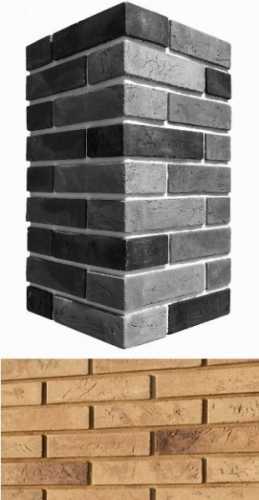 Искусственный камень White Hills 350-15 Терамо брик угол 9x20,5x5.5