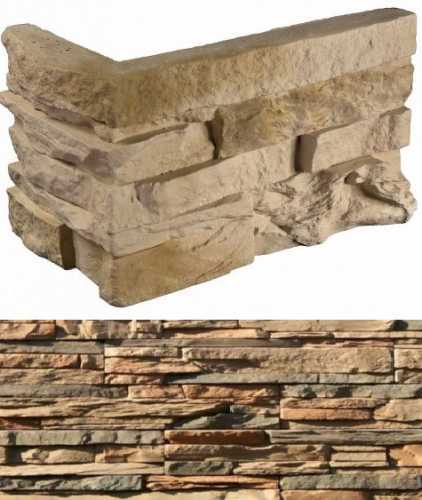 Искусственный камень White Hills 102-45 Кросс Фелл угловой 7х25,5x10 (6х15,5x10)