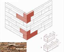 Искусственный камень White Hills 102-95 Кросс Фелл угловой 7х25,5x10 (6х15,5x10)