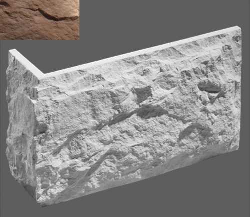 Искусственный камень Leonardo Stone Угловой элемент Капри 320 8,5/18,6x19,5x2,5