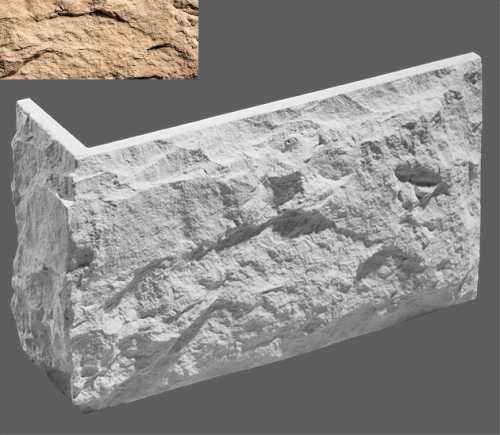 Искусственный камень Leonardo Stone Угловой элемент Бретань 933 33,5/10x20x2.5