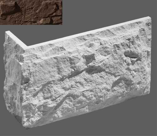 Искусственный камень Leonardo Stone Угловой элемент Бретань 709 33,5/10x20x2.5