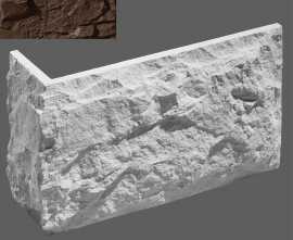 Искусственный камень Leonardo Stone Угловой элемент Бретань 709 33,5/10x20x2.5