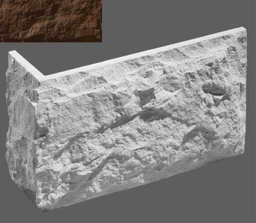 Искусственный камень Leonardo Stone Угловой элемент Бретань 360 33,5/10x20x2.5