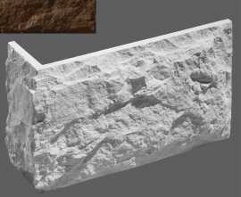 Искусственный камень Leonardo Stone Угловой элемент Бретань 360 33,5/10x20x2.5