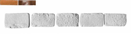 Leonardo Stone Декоративный кирпич Тычок Орлеан 485 12-14x7-8x1,7