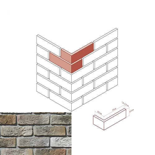 Искусственный камень White Hills 684-25 Ринн Брик Design угол 8.5x19x6.5