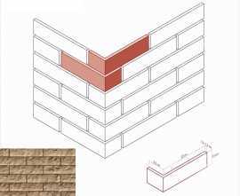 Искусственный камень White Hills 400-45 Толедо Угол 8.5х25x7.5