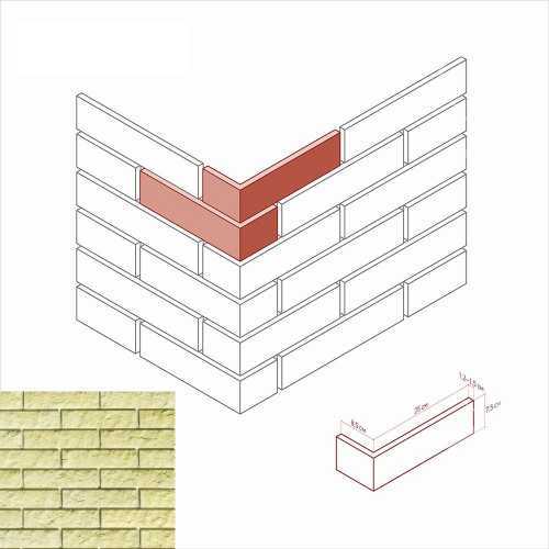 Искусственный камень White Hills 400-35 Толедо Угол 8.5х25x7.5
