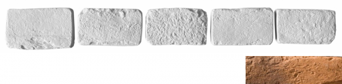 Leonardo Stone Декоративный кирпич Тычок Мадрид 485 12.5x7-8x1,7