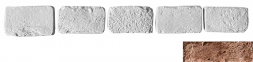 Leonardo Stone Декоративный кирпич Тычок Мадрид 333 12.5x7-8x1,7