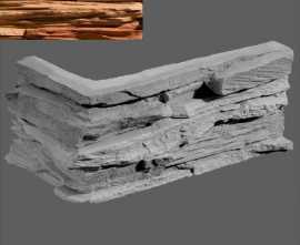 Искусственный камень Leonardo Stone Угловой элемент Перуджа 880 20/10x10x3,5