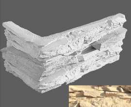 Искусственный камень Leonardo Stone Угловой элемент Леонардо 065 20/10x10x3,5