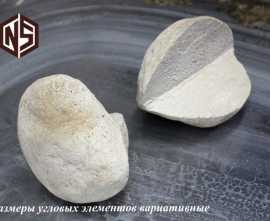 Декоративный облицовочный камень Голыш угол