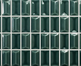 Плитка настенная Wow 3D Bars Diamond Emerald Gloss 12.5x25