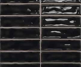 Плитка настенная Absolut Keramika Sticks Black 20x20