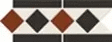 Декор керамогранит Metlah.Store Border Бордюр №1 на сетке прямой 305x130