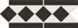 Декор керамогранит Metlah.Store Border Бордюр №1 на сетке прямой 305x130