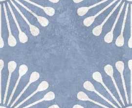 Керамогранит Motto Palmas Blue Decor 1 20x20