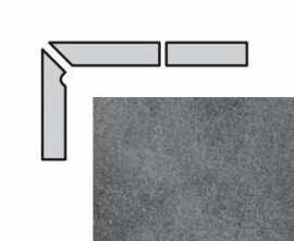 Плинтус Interbau Alpen 058 Anthrazit Флорентийский Левый 31x7.3