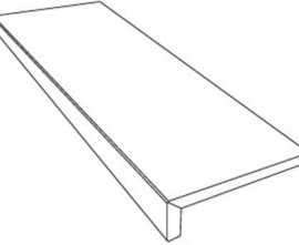 Керамогранит Ступень Versace Tarsia Gradone Top Avorio Apuano Lux 3D Rett. 32x120x4.5
