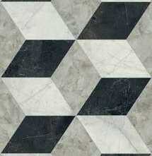 Керамогранит Versace Tarsia Cubical Nero Deco Lux 3D Rett. 60x120