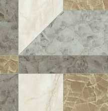 Керамогранит Versace Tarsia Prospect Avorio Deco Lux 3D Rett. 60x120