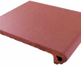 Керамогранит Ступень Canada Gres Natura 018 Red флорентийская 24.4x33
