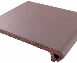 Керамогранит Ступень Canada Gres Natura 017 Brown флорентийская 24.4x33