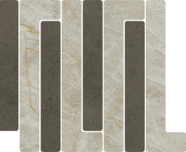 Мозаика Vives Tandem Mosaico Trellick Uyuni Antracita 30x24.2