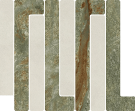 Мозаика Vives Tandem Mosaico Trellick Faroe Blanco 30x24.2