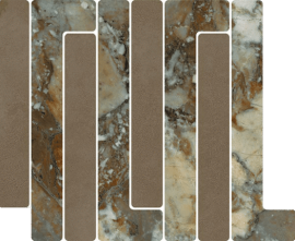 Мозаика Vives Tandem Mosaico Trellick Tassili Mokka 30x24.2