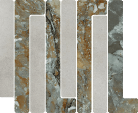 Мозаика Vives Tandem Mosaico Trellick Tassili Ceniza 30x24.2
