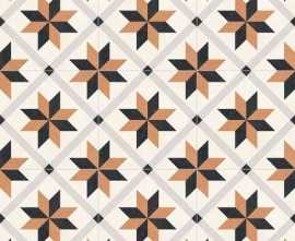 Керамогранит Motto Levels Orange Decor 1036 20x20