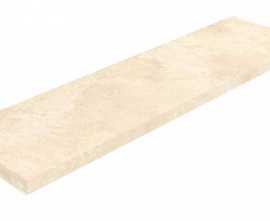 Керамогранит Ступень Coliseumgres Aurelia White Scalino 33x120 Angolare Sx