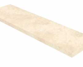 Керамогранит Ступень Coliseumgres Aurelia White Scalino 33x120 Angolare Dx