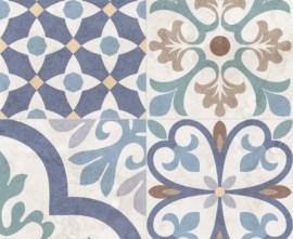 Керамогранит Global Tile Topaz Синий Матовый 41.2x41.2