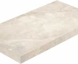 Керамогранит Ступень Coliseumgres Riviera White Scalino 33x60 Angolare Sx