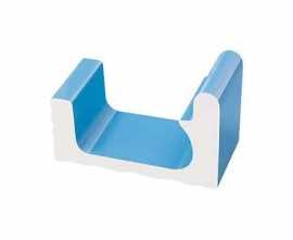 Декор напольный Serapool Olympic Series 1/2 часть водоотводного канала Light Blue